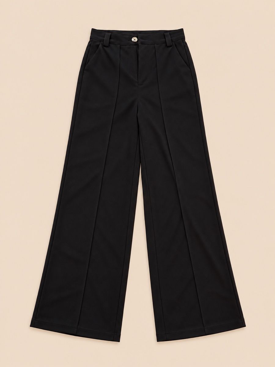 Pantaloni: PANTALON NOIR JAMBES LARGES – Nuovo (secondo la descrizione) da Lausanne venduto da KeNaChic 1