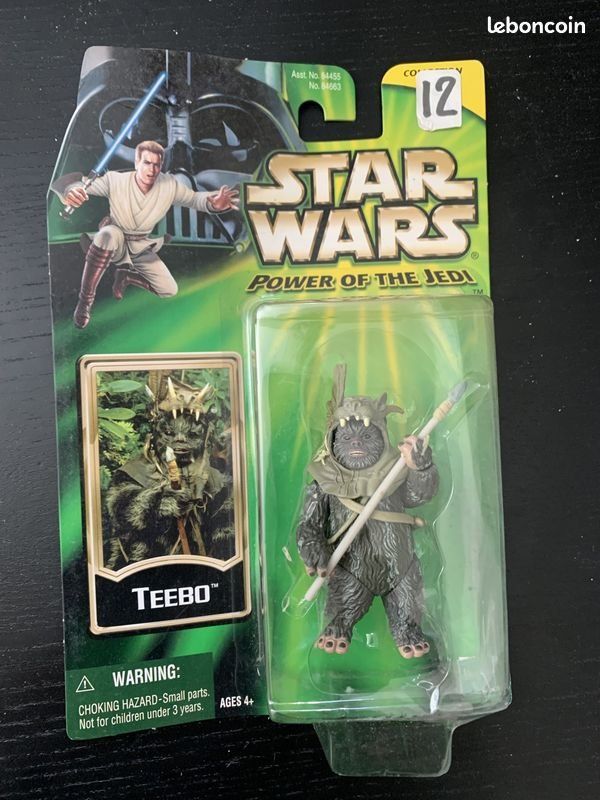 Hasbro Giocattoli: Star Wars action figure POTJ 2001 - Teebo – Nuovo e nell'imballaggio originale da Gimel venduto da marchaux2006