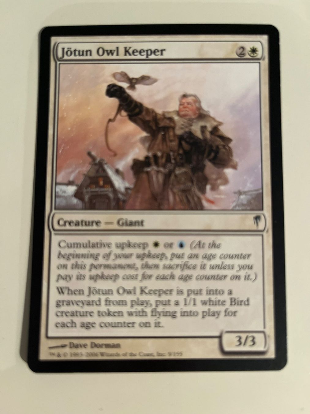 Magic The Gathering Carte collezionabili: 1 x Jötun Owl Keeper - Magic: The Gathering - MtG – Usato da Kriens venduto da Shadi1980