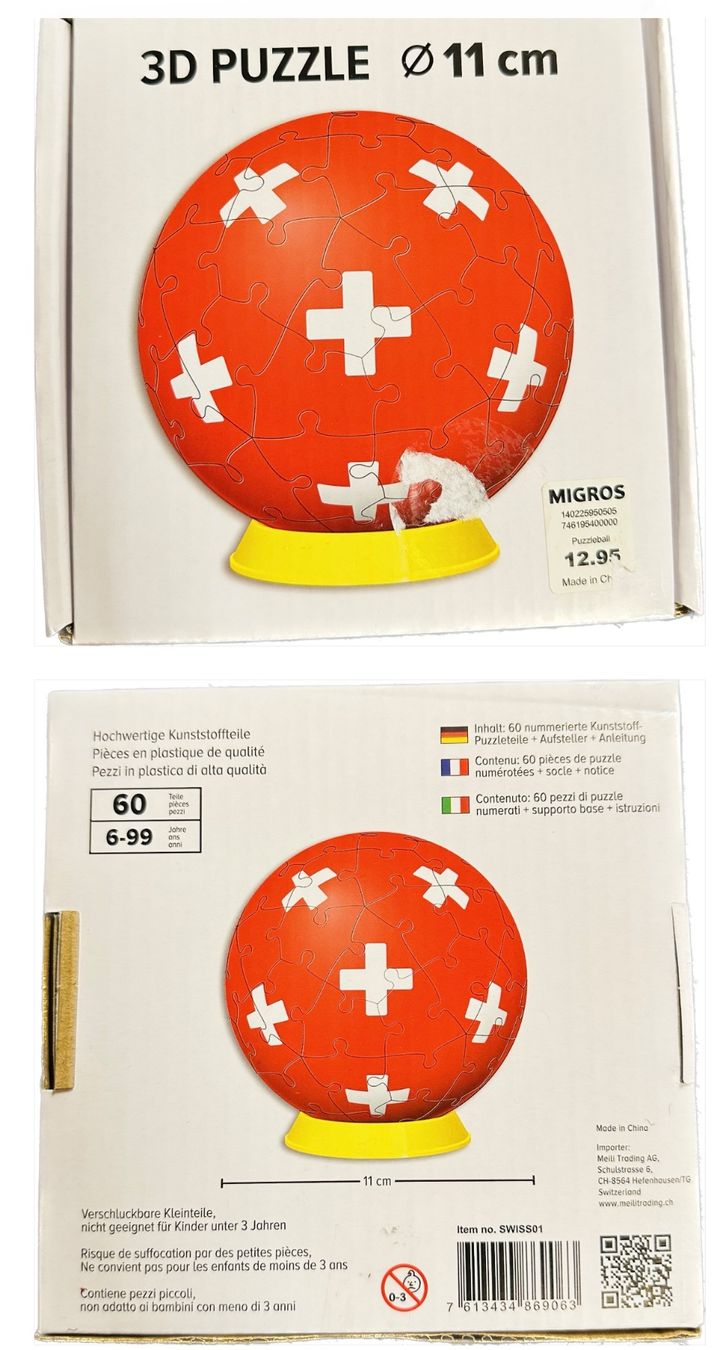 Puzzle: ,,3D Puzzle ,,NEW‘‘ # – Nuovo e nell'imballaggio originale da Bolligen venduto da secondhand-with-love