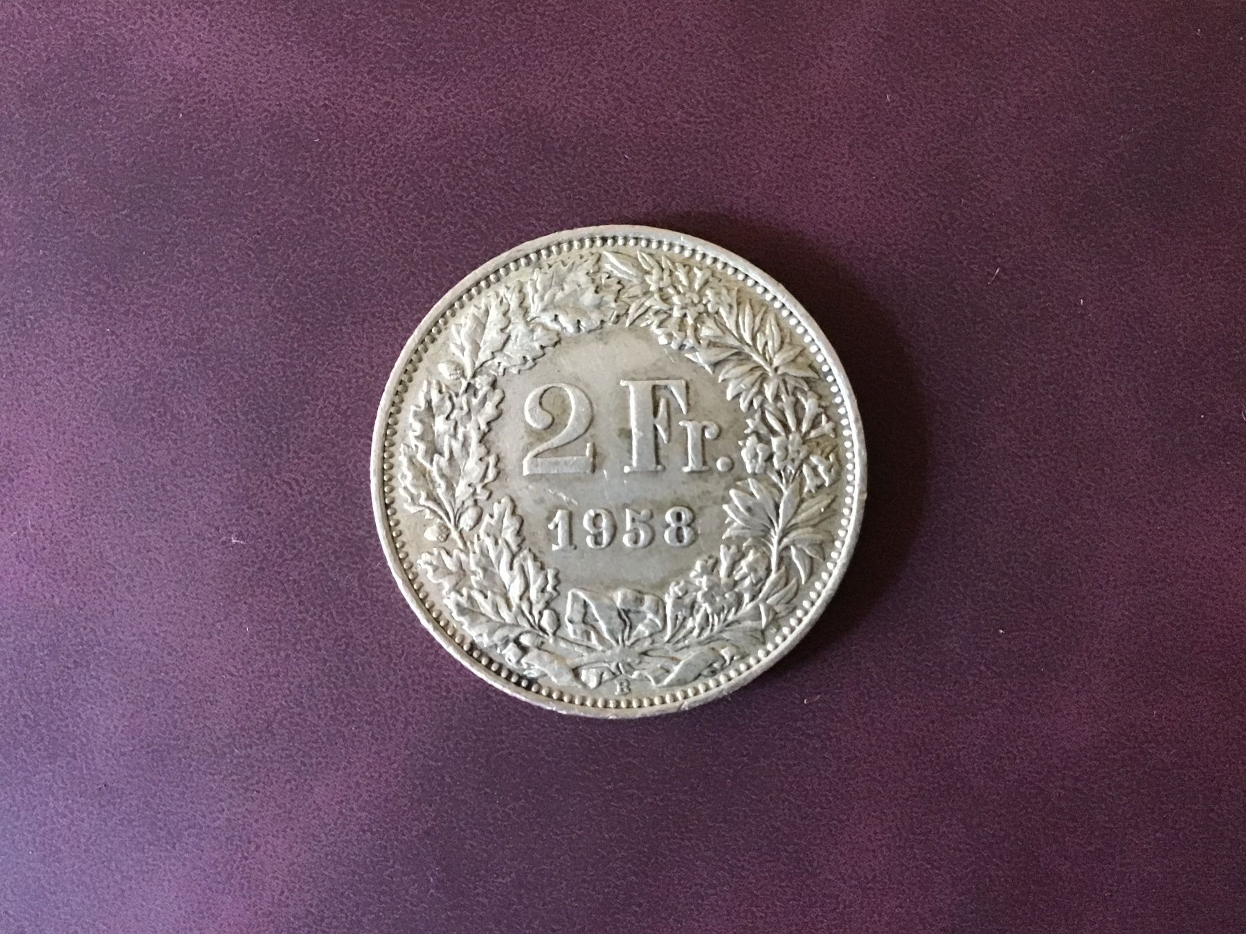 Tutti le monete: Silber 2 Fränkler 1958 – Usato da Urtenen-Schönbühl venduto da absolut08 1