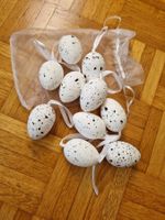 Ostern, Ostereier Styropor 10 Stk (neuwertig)