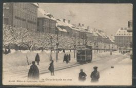 Carte P de 1907 ( La Chaux-de-Fonds en Hiver )