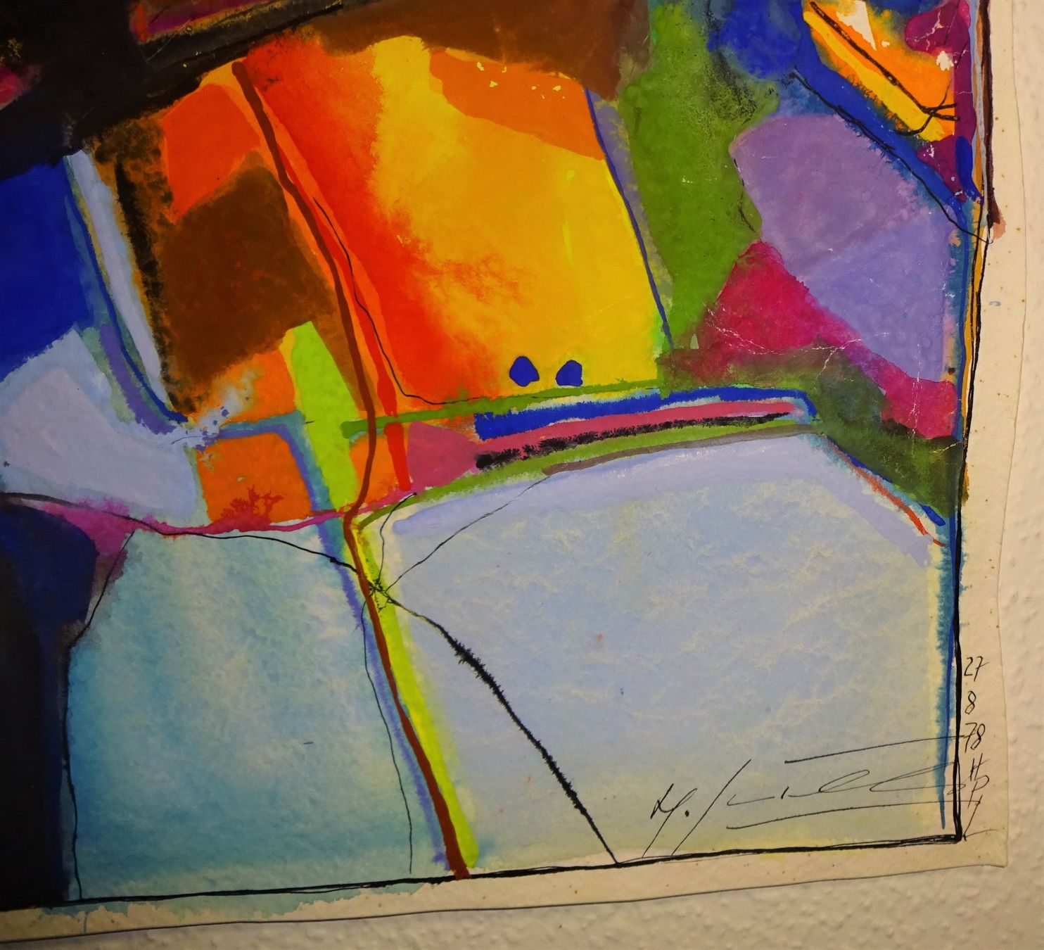 Dipinti: Original Gouache Gemälde – Usato da Zürich venduto da kunstkreis 1