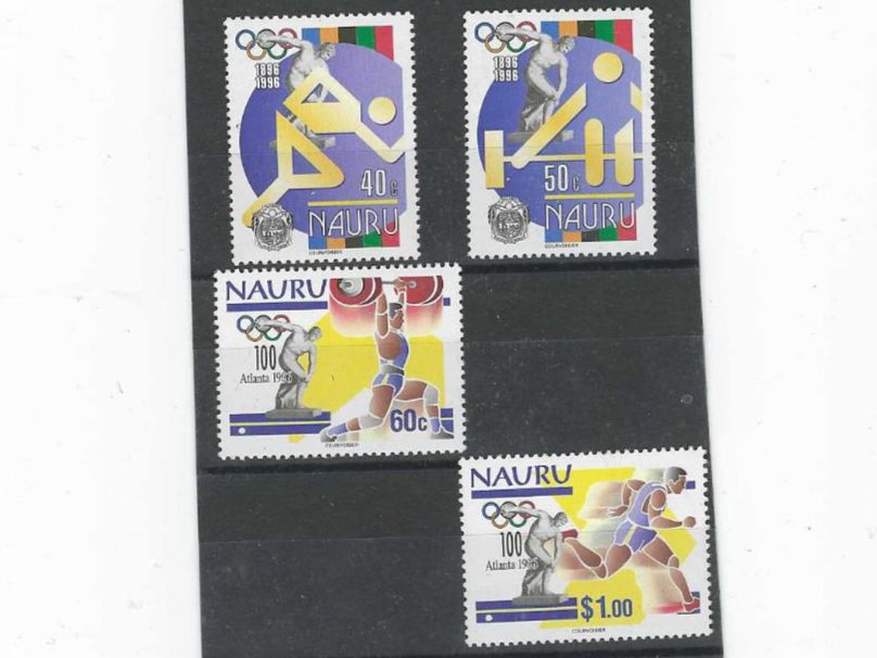 Tutti i francobolli: NAURU 1996 ** OLY.SO.SP. ATLANTA – Nuovo (secondo la descrizione) da Dintikon venduto da bonita099