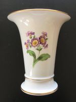 Vase, Meissen, Goldrand mit Blumenmotiv