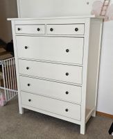 Schöne, weisse "Hemnes" Kommode mit 6 Schubladen