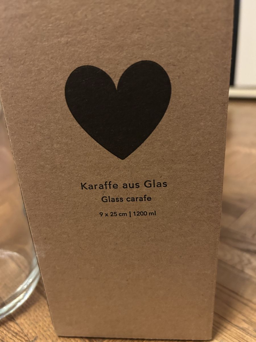 Carafes: Glas Karaffe von Eulenschnitt – Neuf avec emballage d'origine à Allschwil par meeresperle 1