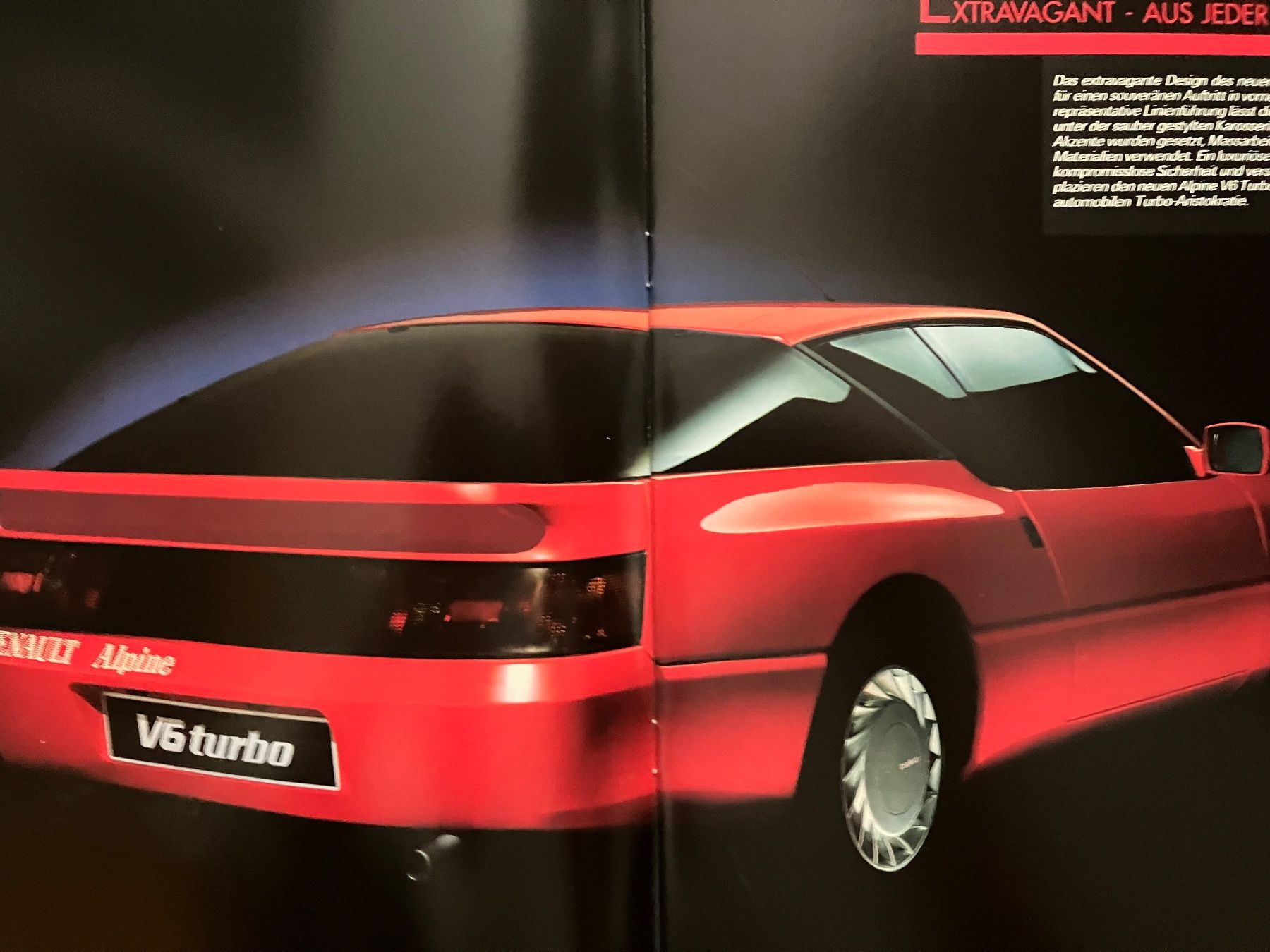 Renault Autos: Renault Alpine V6 Turbo - Original Prospekt – Neu (gemäss Beschreibung) aus Malans GR von Chueche427 3