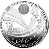 SPANIEN 2010 - 12 EURO - SPANISCHE EU - RATSPRAESIDENTSCHAFT