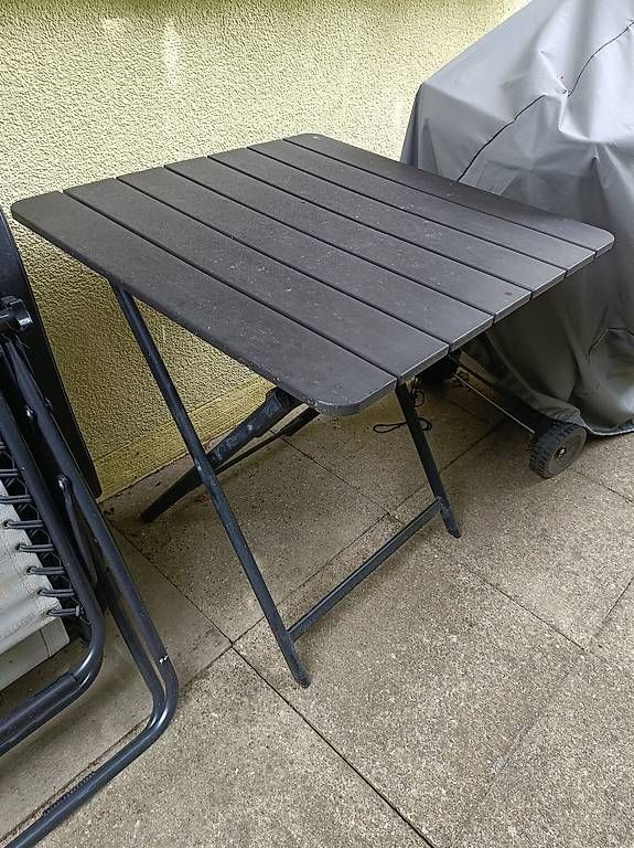 Tavoli: Klapptisch Gartentisch Balkon Tisch schwarz – Usato da Steckborn venduto da AusbilderLoretzGmbH 1