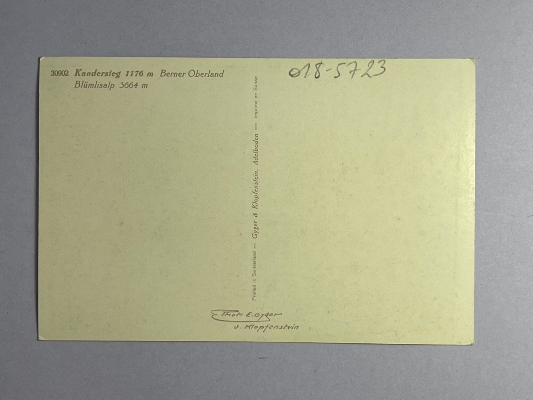 Cartes postales: Kandersteg – D'occasion à Steg VS par danwer74 1