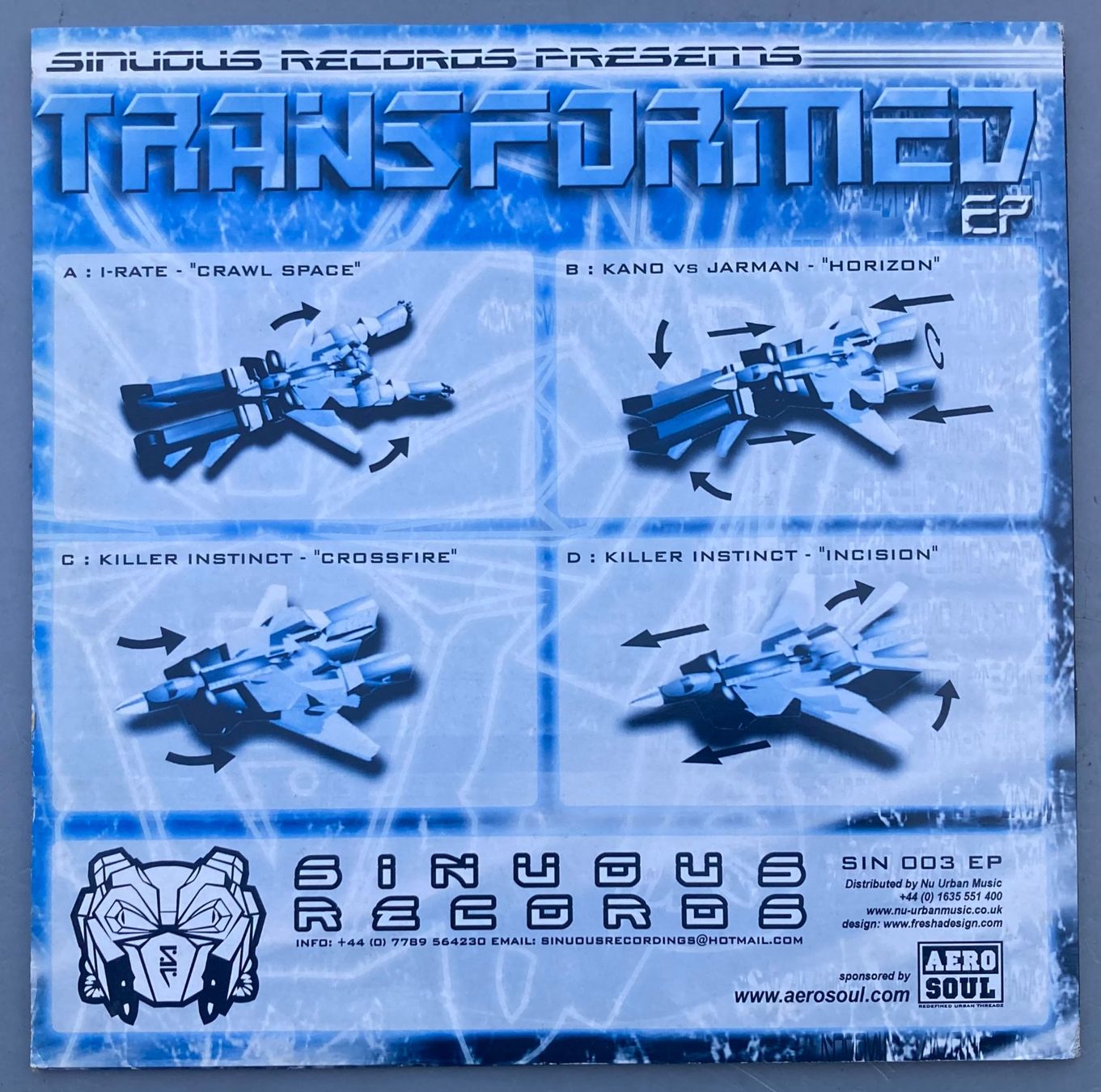 Schallplatten: DIVERS ARTISTES - TRANSFORMED EP – Gebraucht aus Poliez-Pittet von Newtown-Records 1