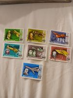 Collection de timbres anciens de Mongolie sur l'aviation