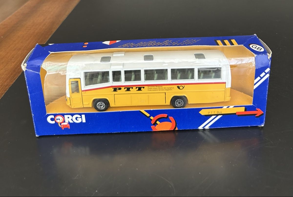 Corgi Toys Modellini d'auto: PTT Bus von CORGI / Diecast – Usato da Zumikon venduto da tuna007