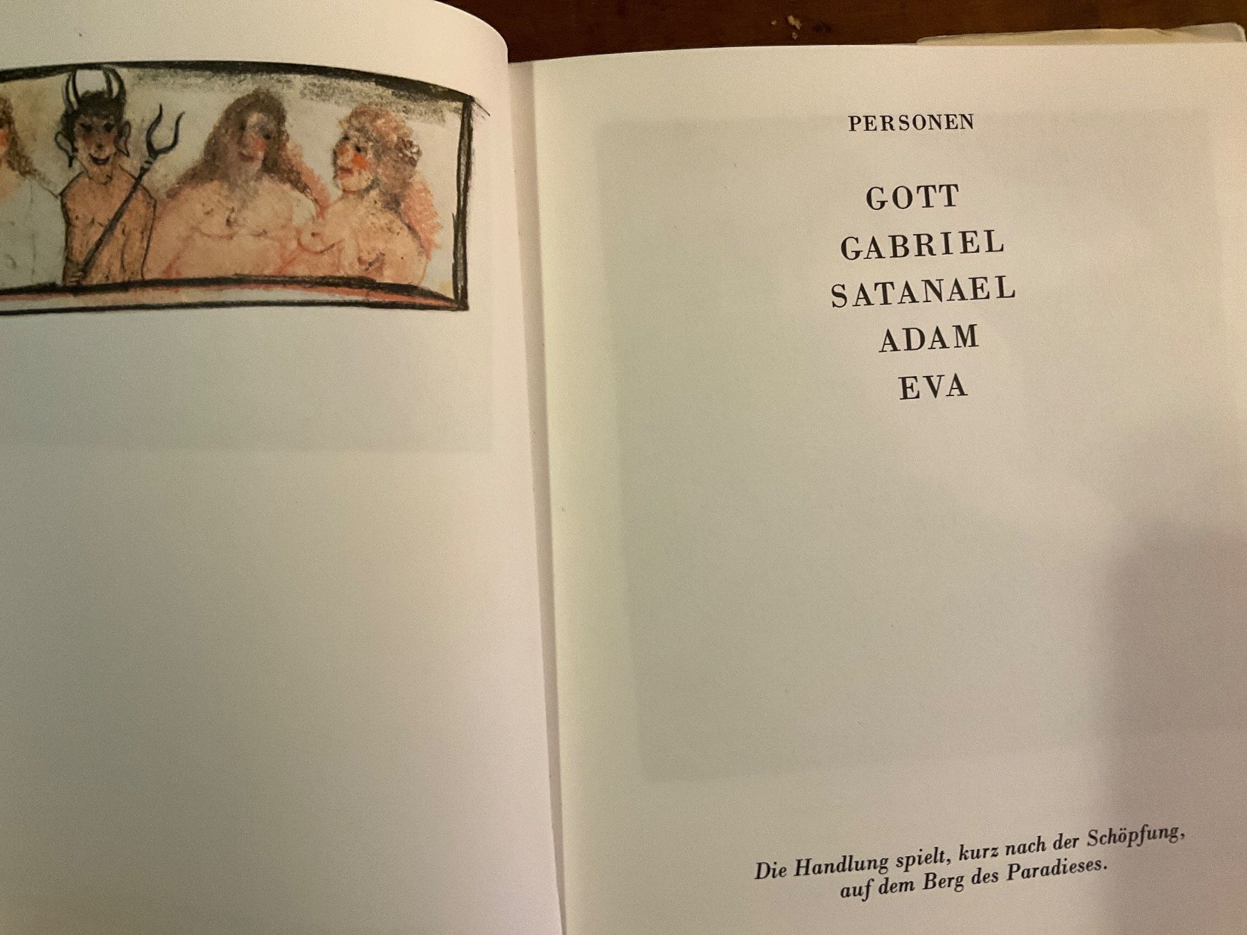 Libri: Adam und Eva Komödie Peter Hacks – Usato da Avenches venduto da Lactobacille 2
