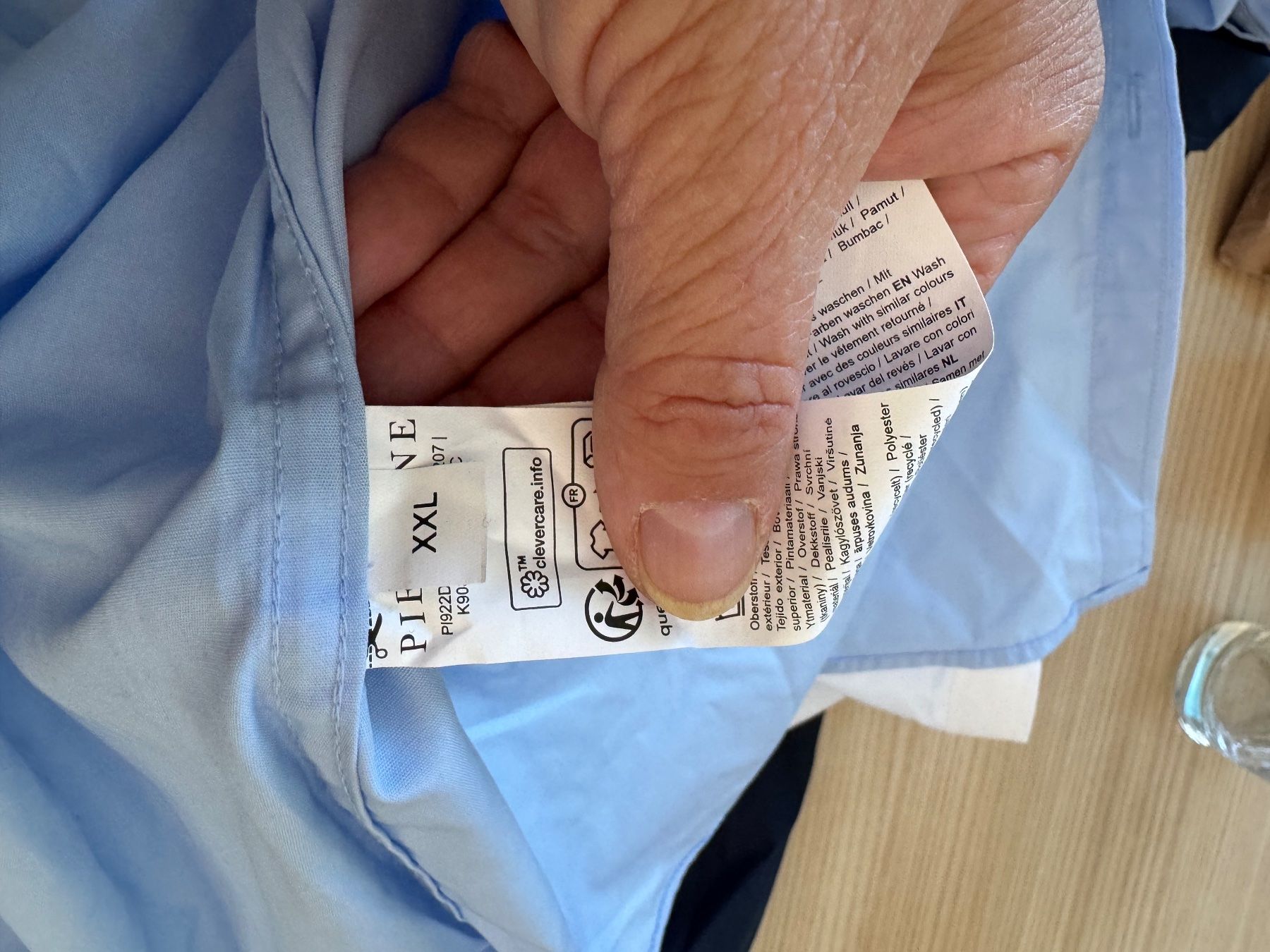 Camicie: Chemise bleue PIER ONE taille xxl – Nuovo e nell'imballaggio originale da Veyrier venduto da Kimedovapa_1 3