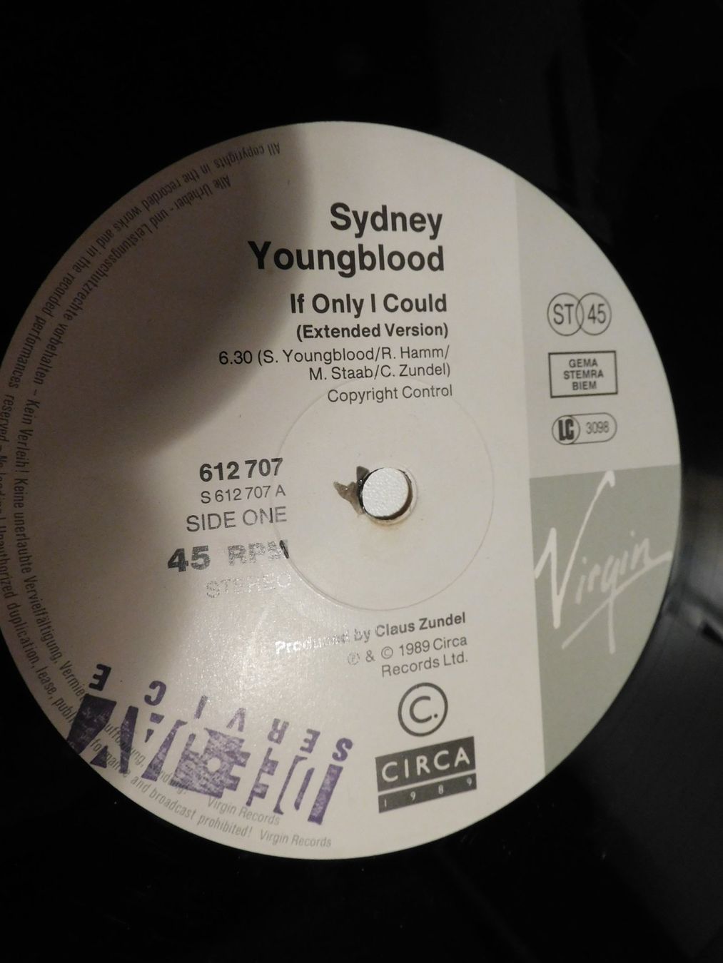 Dischi in vinile: LP Sydney Youngbblood - If Only Could - Extended Version – Usato da Sursee venduto da 76 4