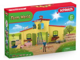 NEU: Schleich Farm World 42605 Grosser Stall mit Tieren
