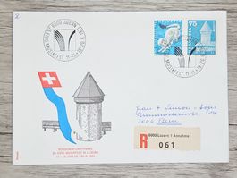 CL17 Enveloppe + Timbre Suisse 1971