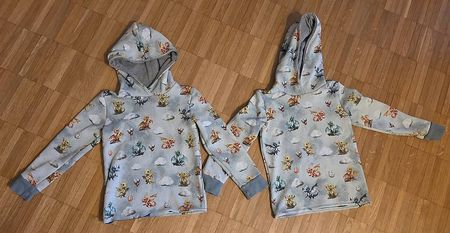 2 Kapuzenpullover Grösse 5-6