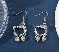 Hello Kitty: 1 paire boucles d'oreille