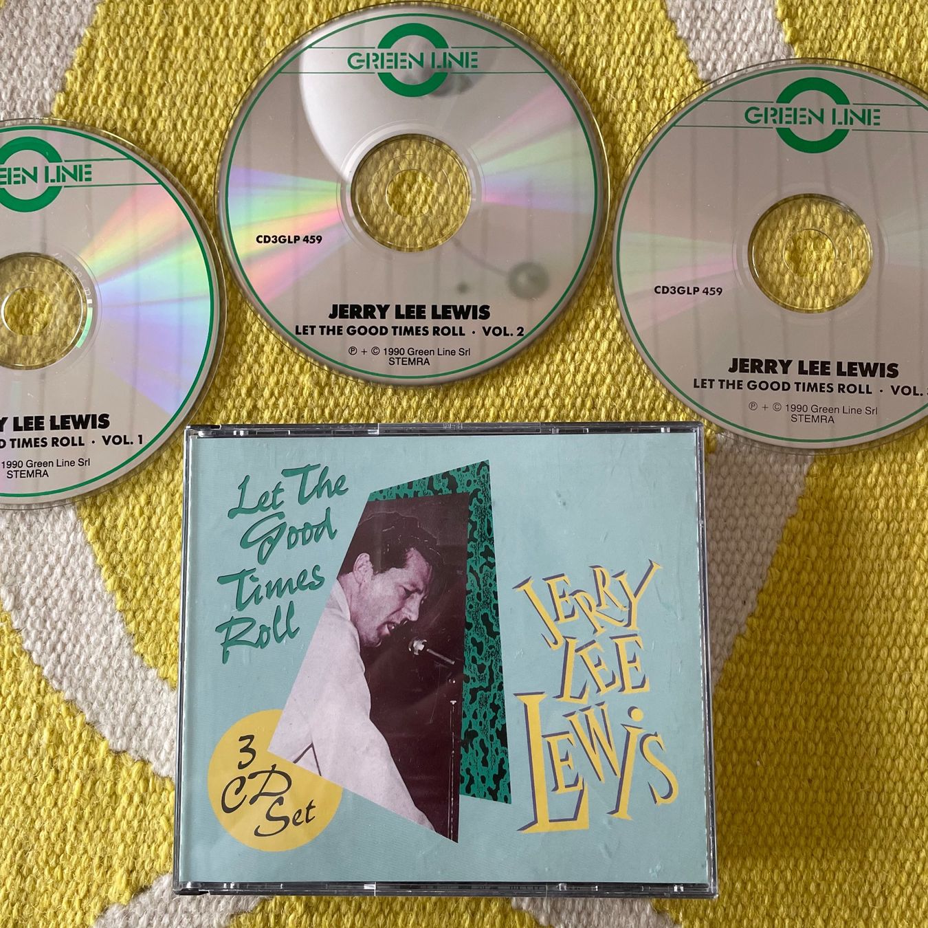 CDs: JERRY LEE LEWIS-3CD BOX SET LET THE GOOD TIMES ROLL – Gebraucht aus Rorschacherberg von CD-Roli