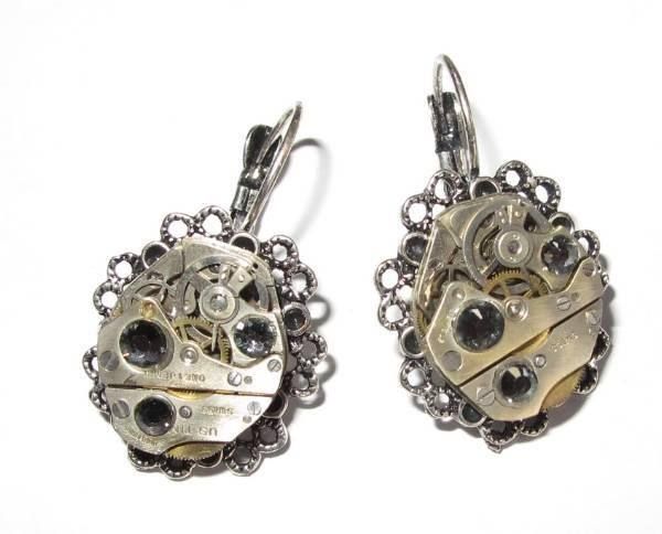 Altri gioielli: 1 Paar Uhrknall`s Steampunk Ohrhänger – Nuovo (secondo la descrizione) da Schwanden GL venduto da UHRKNALL