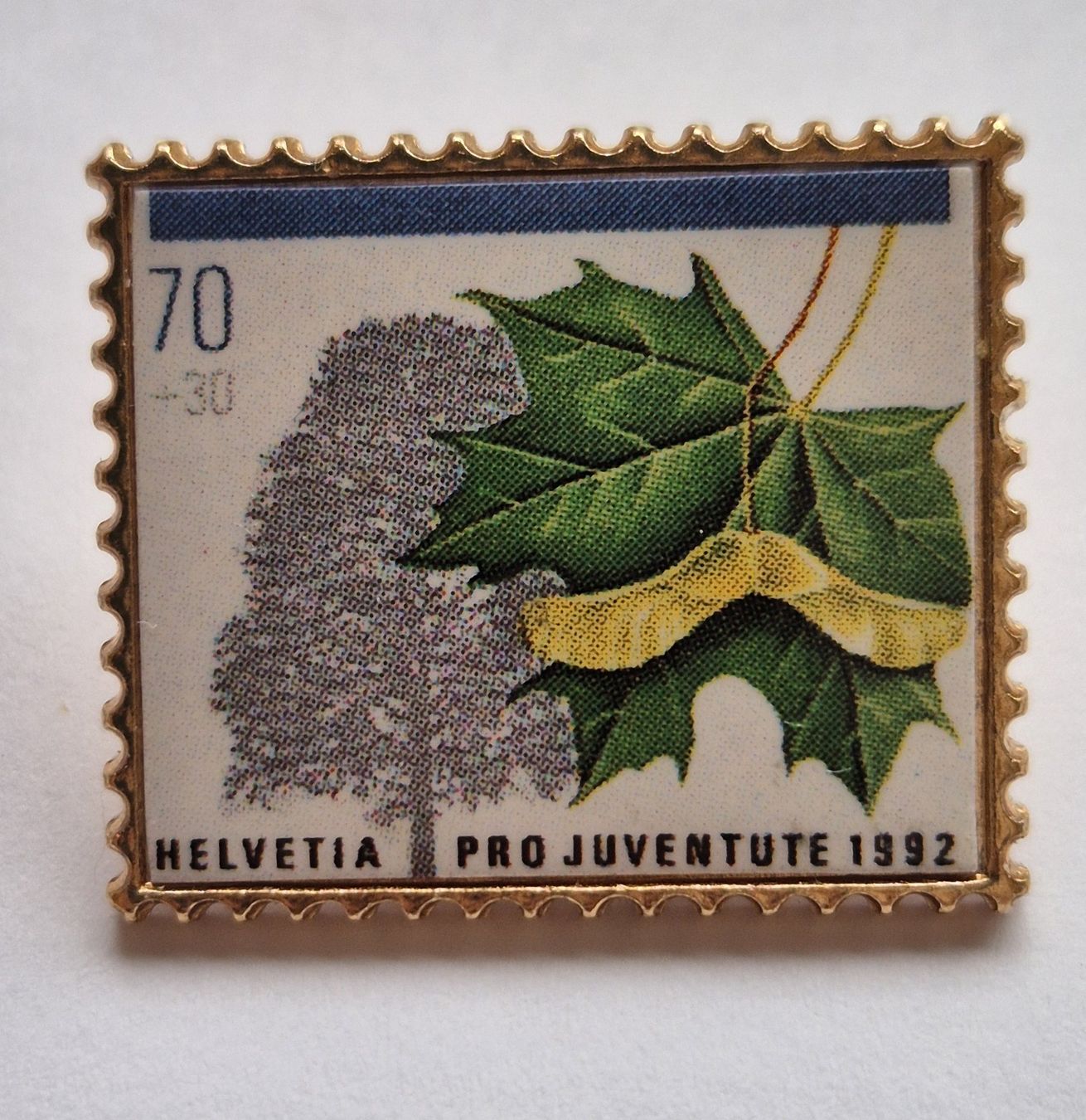 Placchette & Badge: PIN    -  Pro Juventute  1992   Helvetia – Usato da Niederweningen venduto da Obson