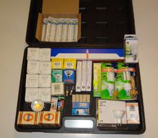 Leuchtmittel Set mit Koffer - 43 Stück -