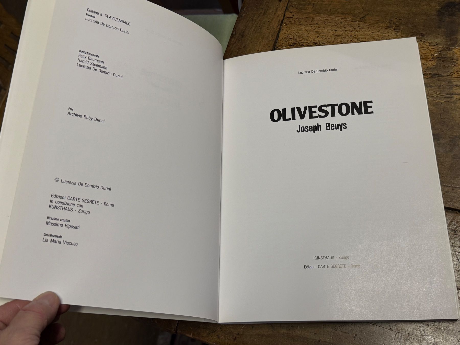 Bücher: Joseph BEUYS Olivestone – Gebraucht aus Bern von Jwpm66 1