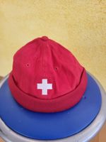 Kappe Rot mit Schweizerkreuz  neu