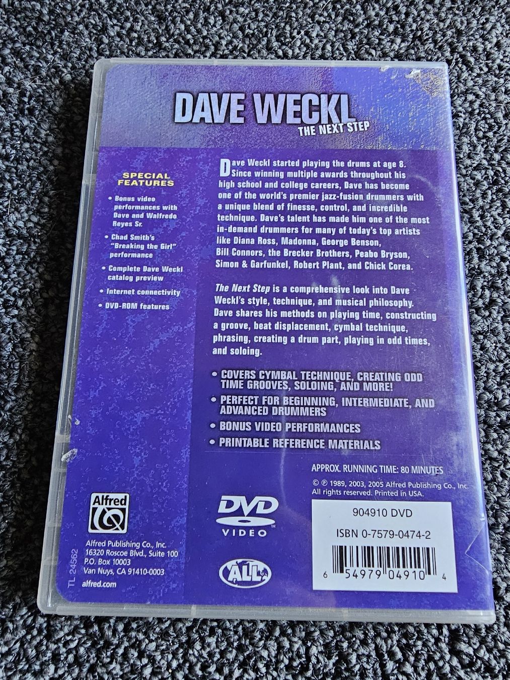 Alle DVDs: Dave Weckl The Next Step (22658) – Gebraucht aus Ruswil von jan_bxl5 1