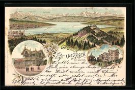 Litho Uetliberg bei Zürich, Restaurant 