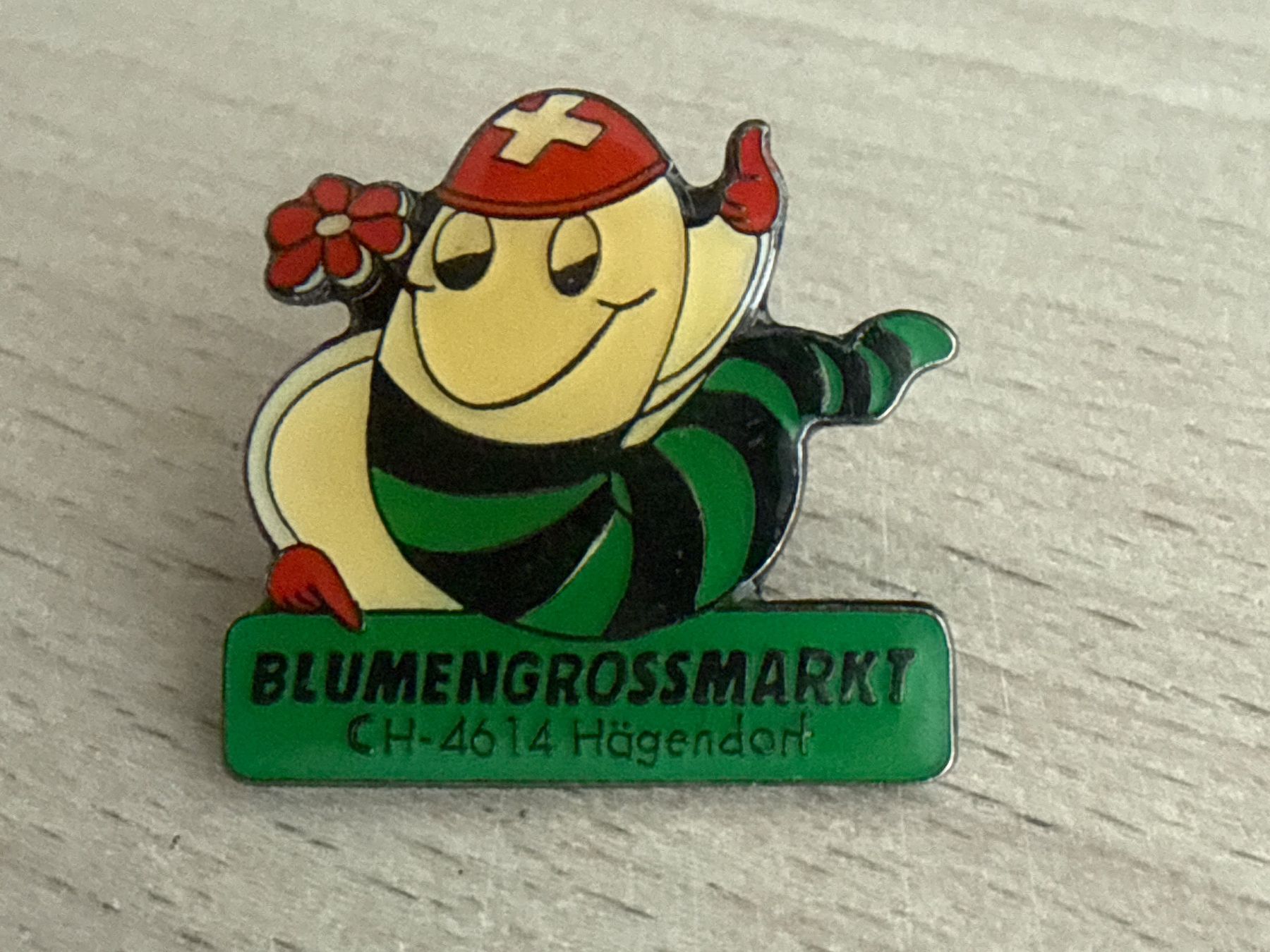 Plaketten & Abzeichen: Pin Blumengrossmarkt  Hägendorf – Gebraucht aus Glattbrugg von Schweigmatt