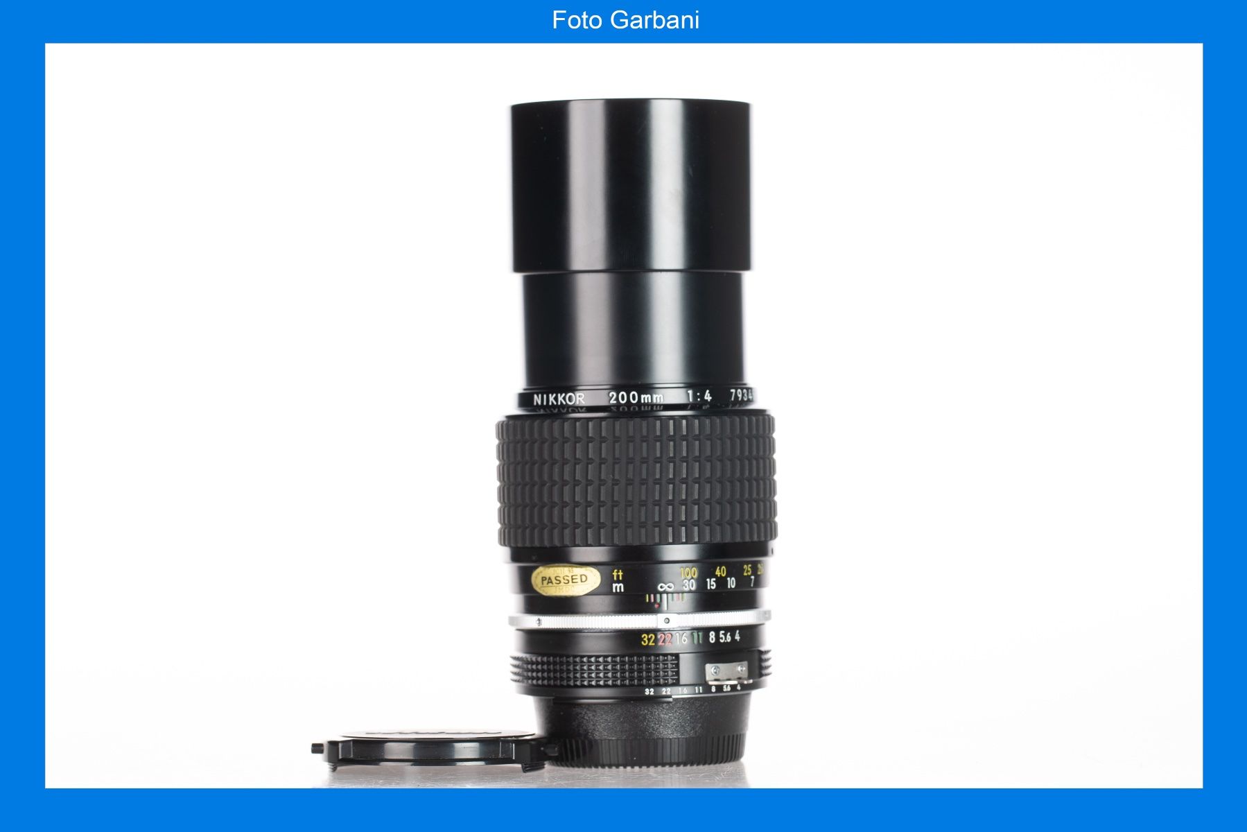Nikon Obiettivi: Obiettivo Nikkor 200mm 1:4 – Usato da Muralto venduto da FotoGarbani 1