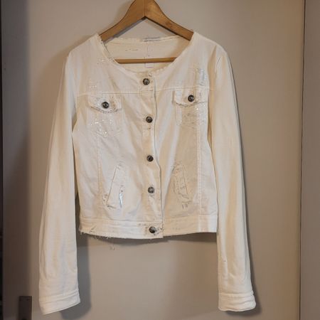 Jacke weiss