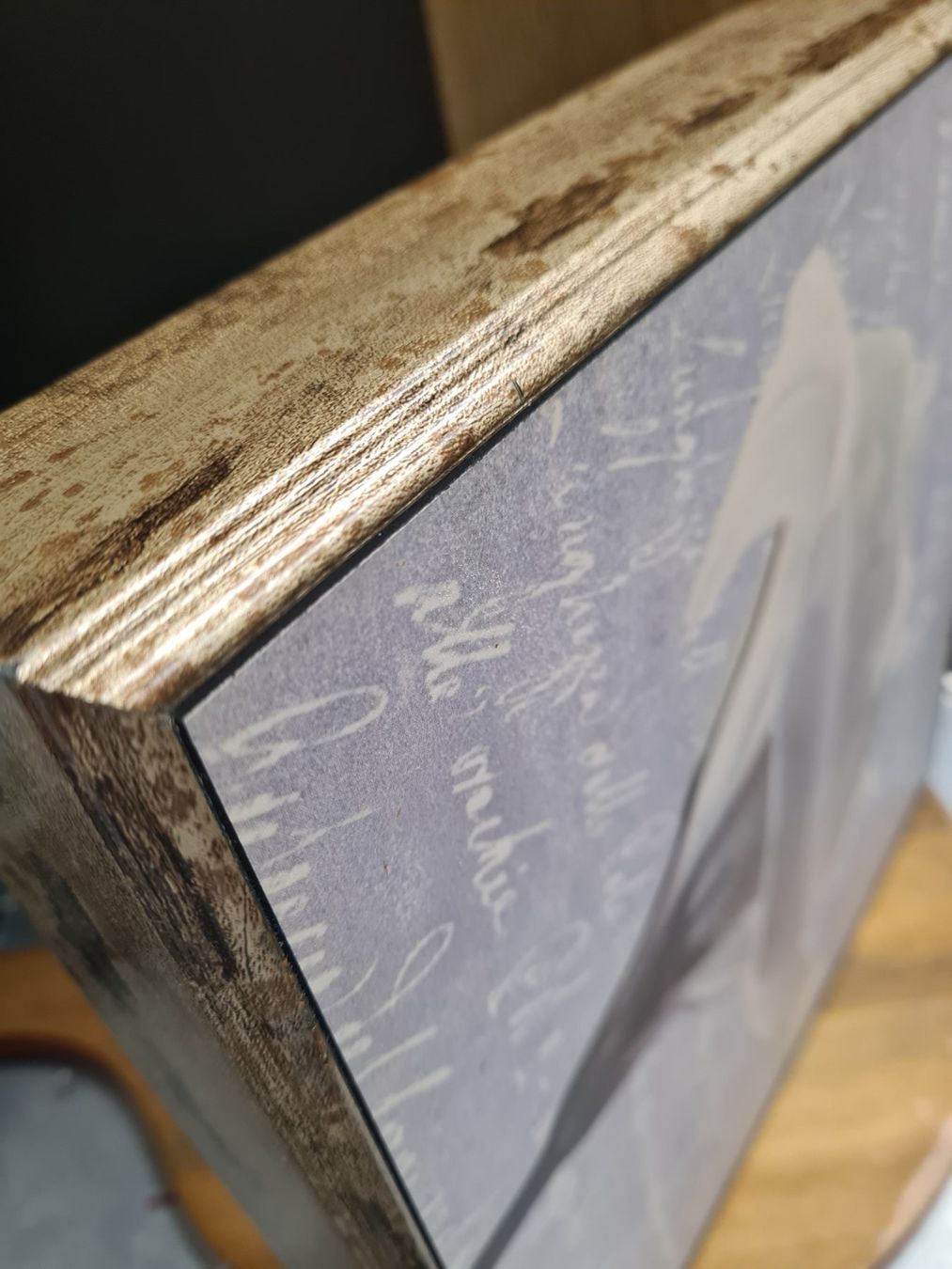 Bilderrahmen: Deko Bild / Bilderrahmen 2in1, 32x32 cm – Gebraucht aus Amriswil von kleindeko 2