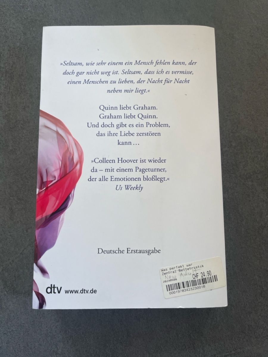 Libri: Was perfet war von Colleen Hoover – Usato da Tägerig venduto da leo_j7br 1