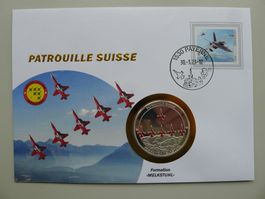 2023, Patrouille Suisse Numisbrief "Formation MELKSTUHL"