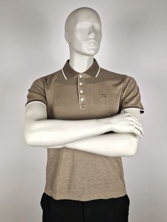 Stones Poloshirt braun-beige, Gr. M
