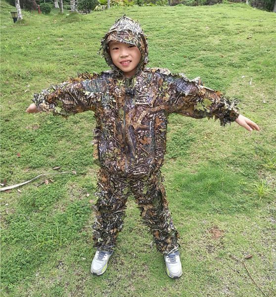 Ghillie Tarnanzug Set 4-teilig - Für Jagd, Paintball Und Airsoft Camouflage