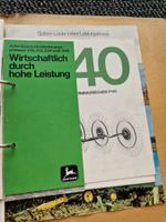 Original John Deere Oldtimer Landmaschinen Prospekte