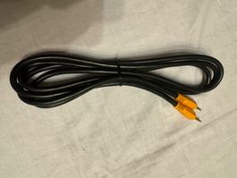 Câble audio jack 3,5 mm - Parfait état - noir 2 mètres (230)
