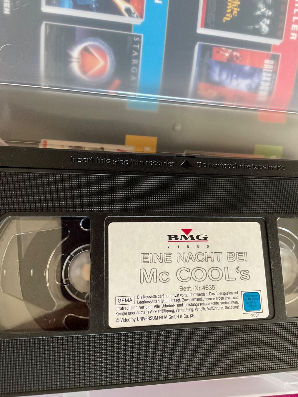 Tutti i VHS: VHS Eine Nacht bei Mc Cool`s – Usato da Biel/Bienne venduto da heygio 1