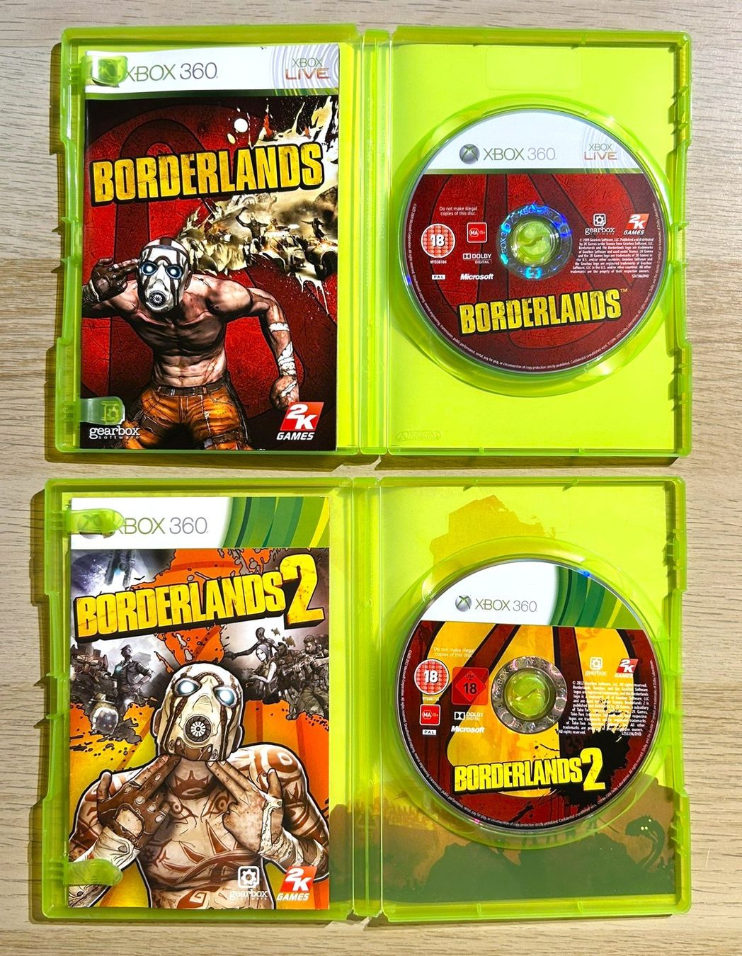 Microsoft Giochi: Borderlands + Borderlands 2 Xbox 360 – Usato da St. Gallen venduto da Alpine.Arcade 2
