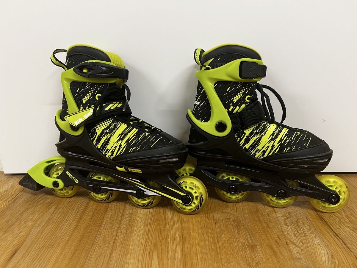 Pattini in linea & Pattini a rotelle: Inline Skates / Rollerblades, Grösse 32-35 – Usato da Dietikon venduto da DeathValley