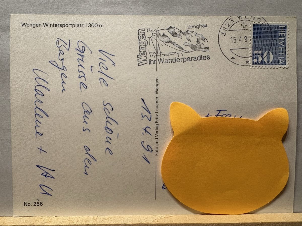 Cartoline postali: AK von Wengen – Usato da Rümlang venduto da Kartenpost1 1