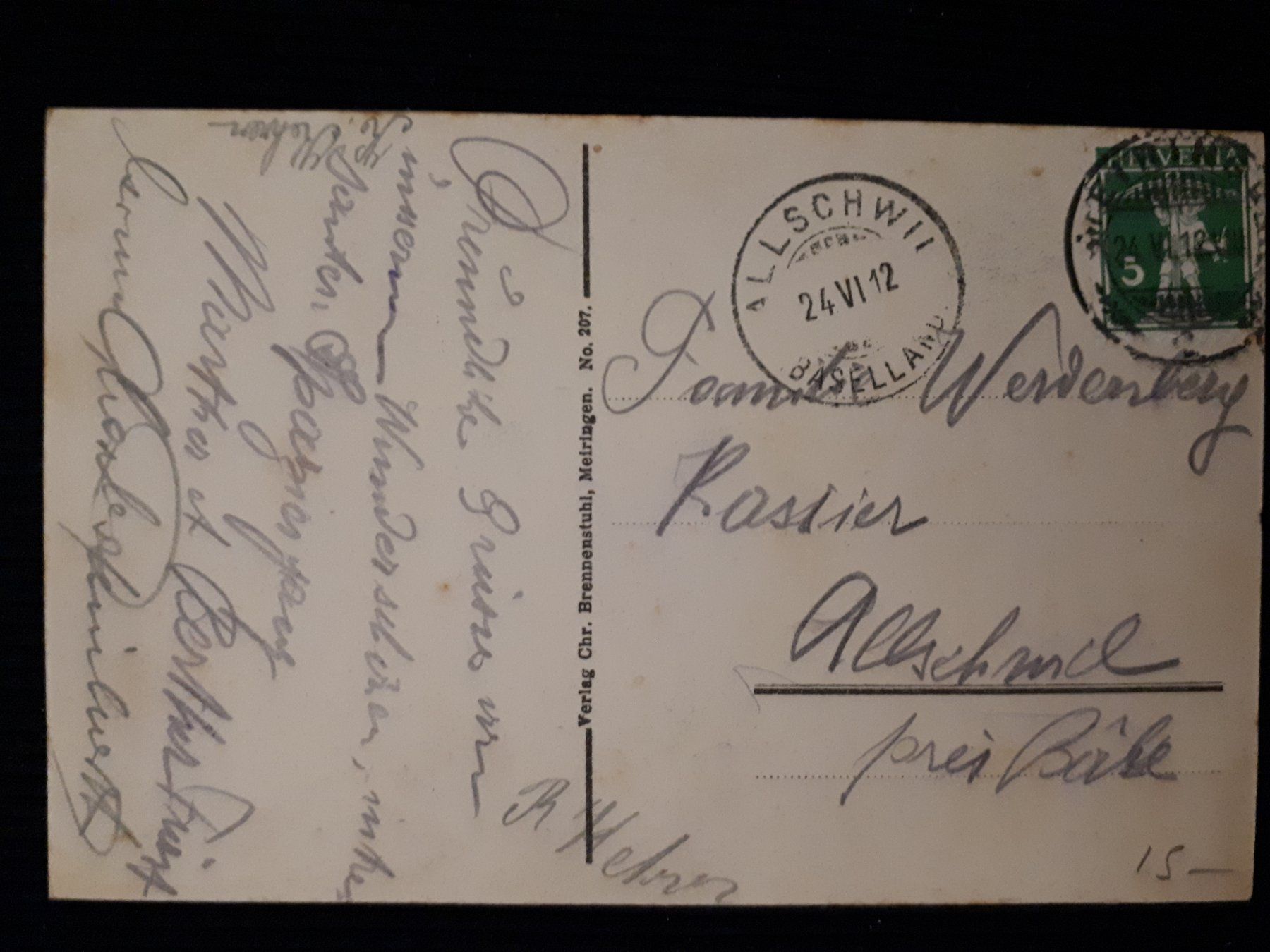 Cartes postales: MEIRINGEN ANIMIERT 1912 – D'occasion à Ponto Valentino par giorgia06 1