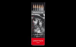 CARAN D'ACHE Sortiment 6 Härtegraden GRAPHITE LINE